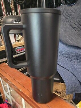 Simpl3 Modern Black Travel Mug with Handle - Unbranded
